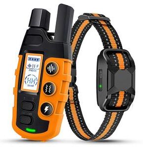Inspire Select 3300 Ft Remote Dog Training Collar Waterproof Rechargeable E Collar With Beep, Vibration & Static Correction For Dogs 1 Dog Yellow