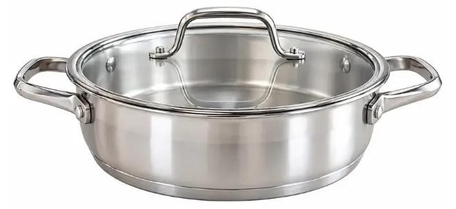 Bavary Braadpan 28 cm met glazen deksel
