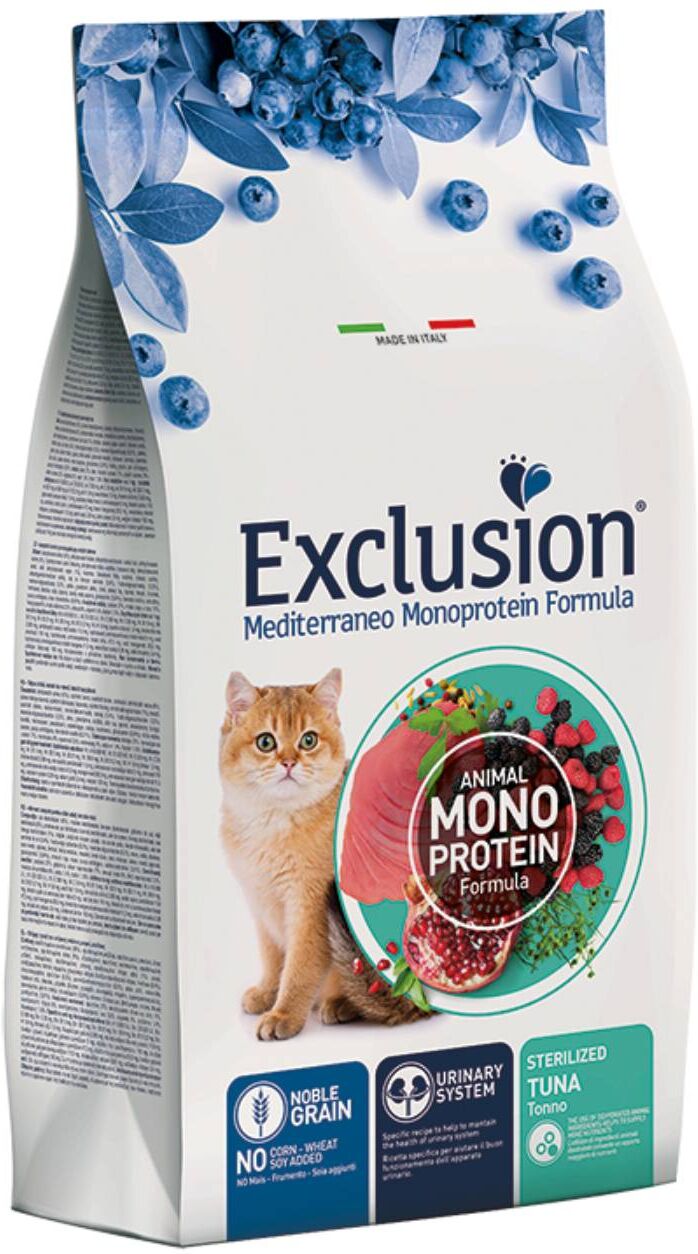 Exclusion Mediterraneo Cat Sterilized Tonno per Gatti Sterilizzati 1,5 Kg