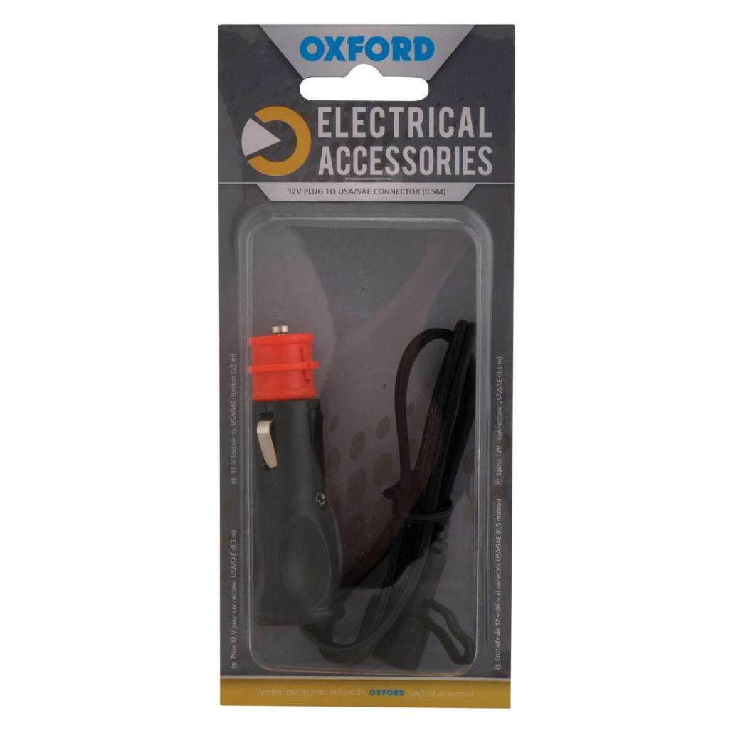 Oxford 12Vplug to USA/SAE connector (EL106)