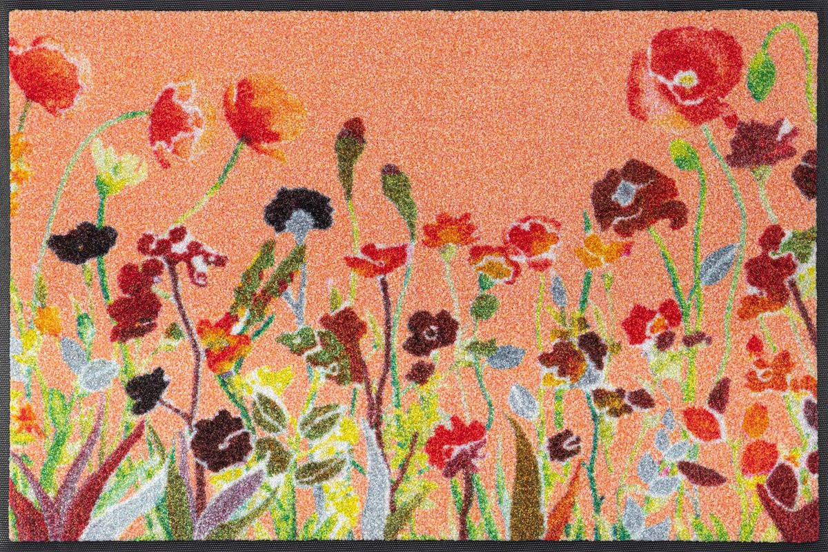 Omgoods Wash + Dry Wildflowers Deurmat 50 x 75 cm