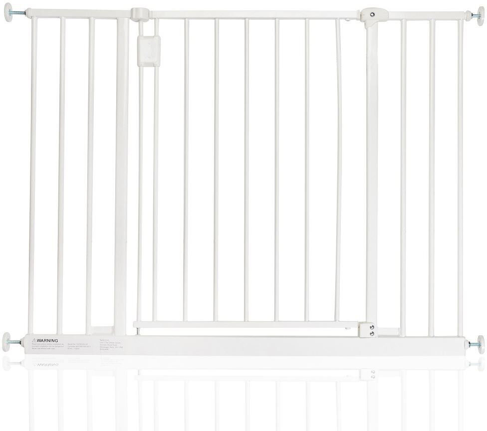 Latitude Run Aubreir Safety Gate White 28.74cm H X 40.55cm W X 1.57cm D