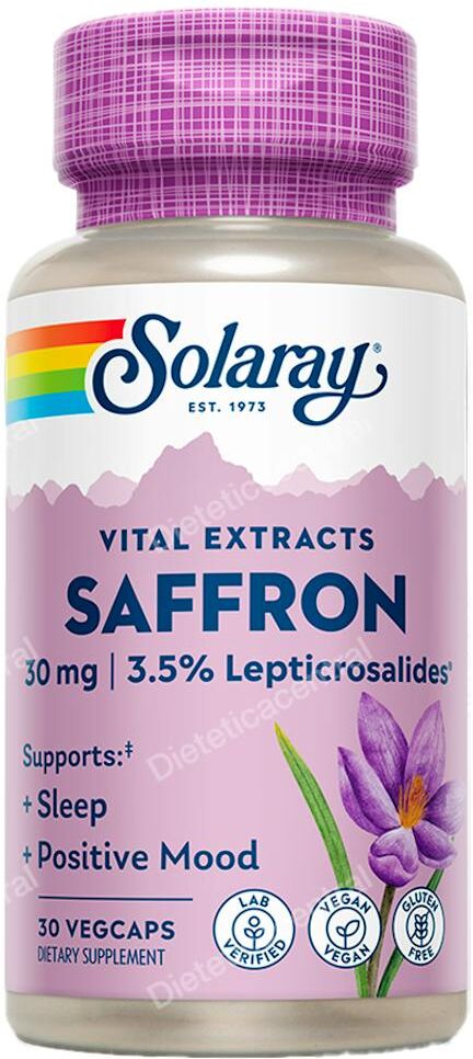 Solaray saffron 30 veg caps