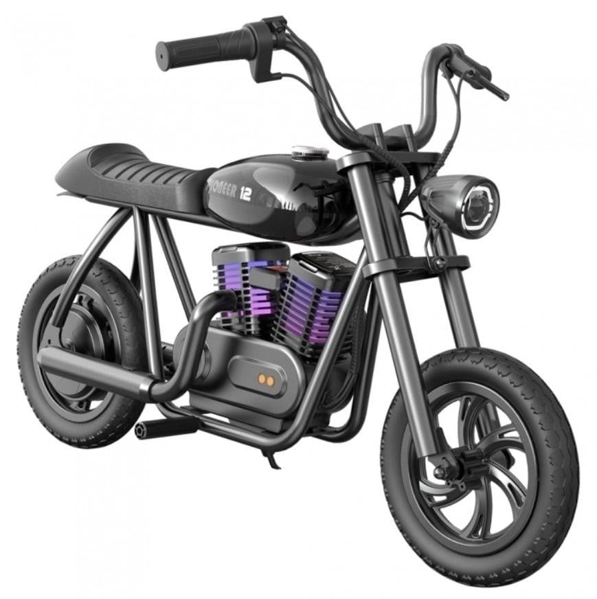 Hyper Gogo Pioneer 12 Plus Elektrische Motorfiets - Zwart