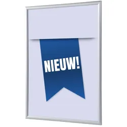 SHOWDOWN Displays Showdown Klapprahmen - DIN A1 - Komplett-Set - Nieuw Niederländisch - Blau/Silber