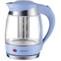 Maestro MR-065-BLUE, Wasserkocher, Blau, Transparent