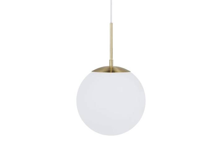 Suspension en laiton élégant et minimaliste avec sphère Ø25cm