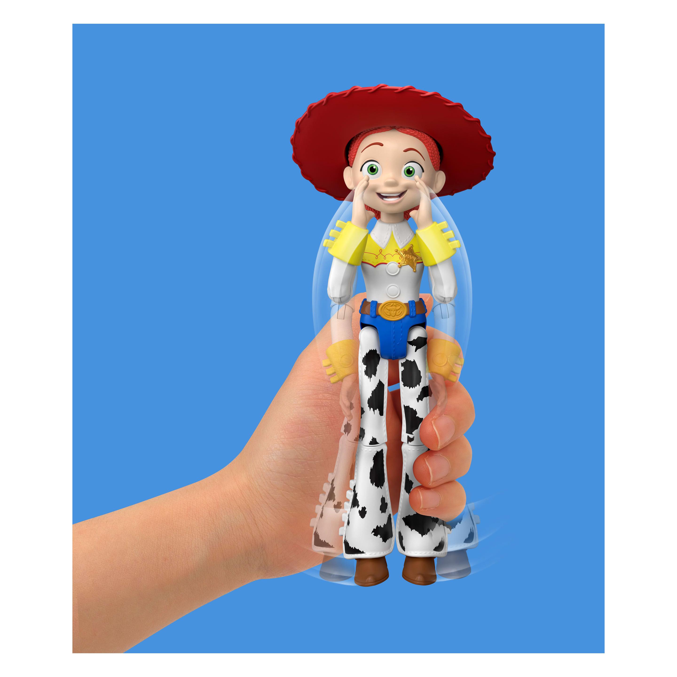 Pixar Disney Toy Story 5 Sprechende Jessie, 30 cm Actionfigur und JD Schwein, 35 Geräusche (970-2618)