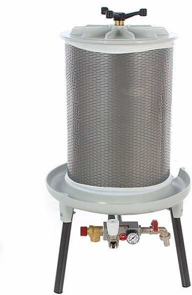 Grifo PEW40 - Hydropresse für Obst 40 L - Presskorb aus Edelstahl