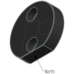 DIS 12499 - Magnetgeber, Diskform, Ø43x10mm, vergossen