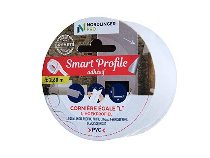 Nordlinger Smart Profile – hetzelfde hoekstuk – B 2,5 x H 2,5 cm