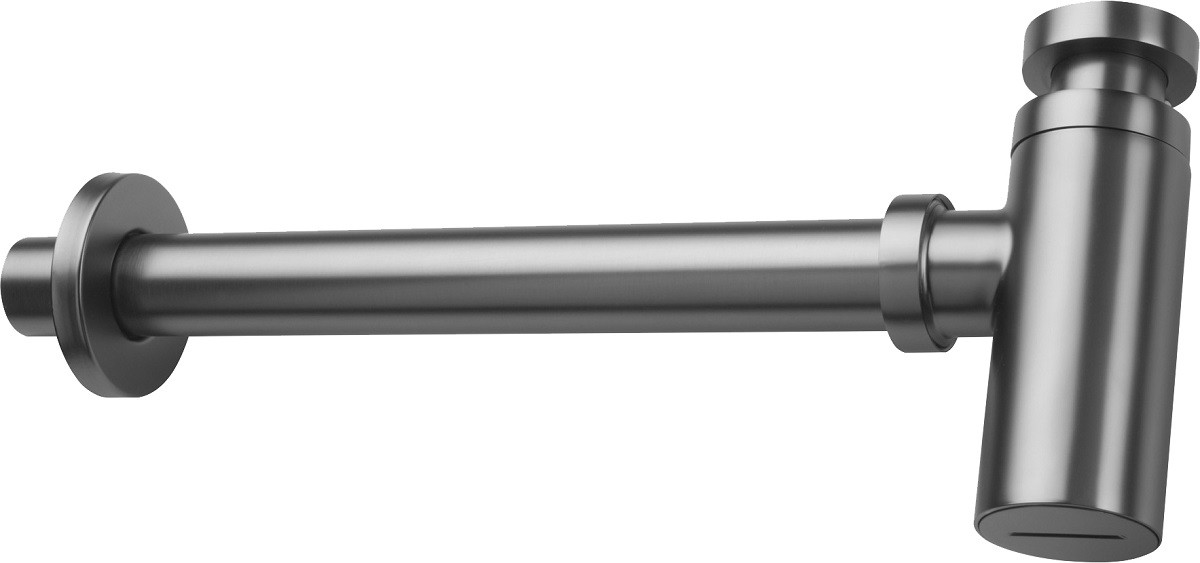 Neuesbad Serie 600 Design-Siphon, Titanium, für alle Waschtische NB1NHC_D31K1