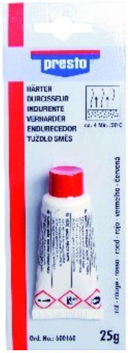 PRESTO Durcisseur pour enduit 25 g, rouge Bli ; European Aerosols (600160)