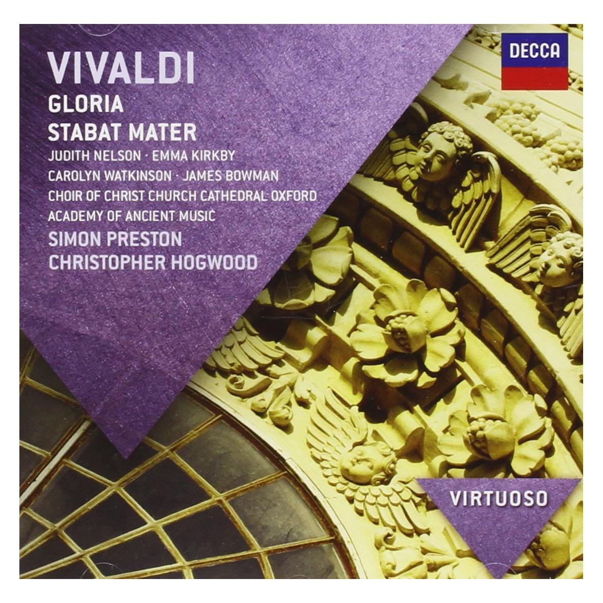 DGG Virtuoso Vivaldi Gloria/Stabat Mater (Academy of Ancient Music, Carolyn Watkinson, Christ Church Cathedral Choir, Christopher Hogwood, Emma Kirkby, James Bowman, Judith Nelson, Simon Preston) (478361-5)
