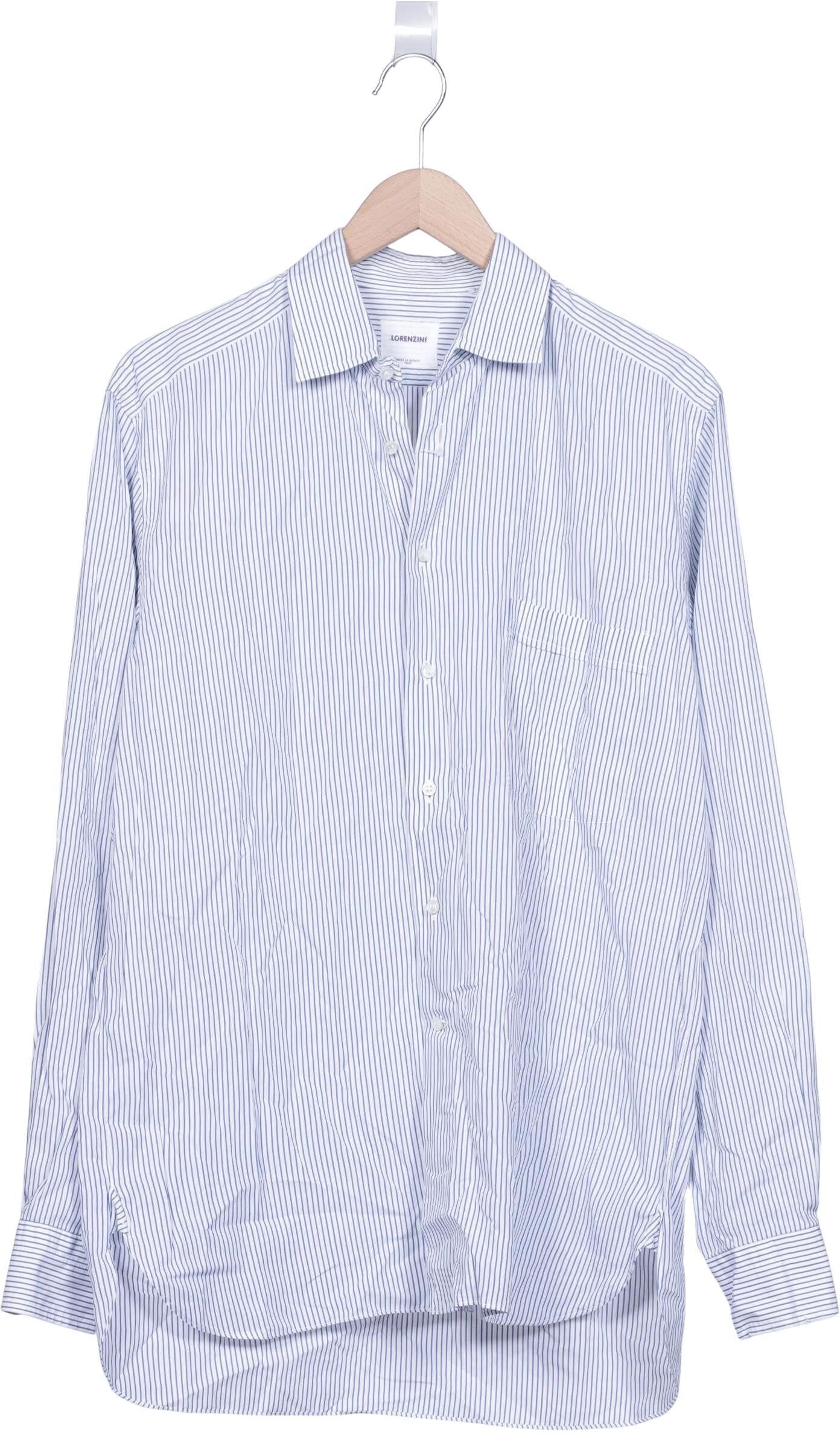 Lorenzini Herren Hemd, Mehrfarbig, Gr. 39, Baumwolle - Second Hand