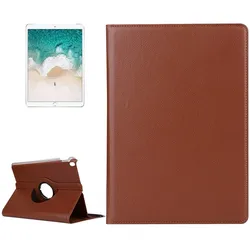 Schutzhülle für iPad Pro 10.5 Tablet Hülle Schutz Tasche Case Cover Braun 360 Grad drehbar Rotation Bumper