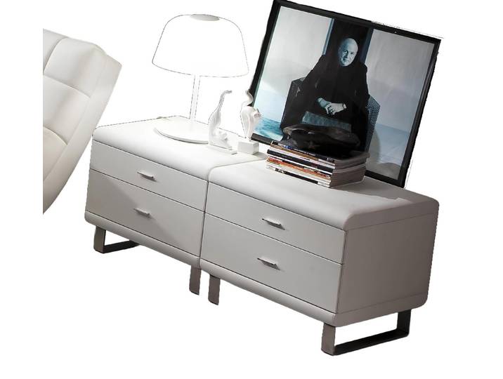 JVmoebel Nachttisch Metall Beistelltisch in elegantem Design für Schlafzimmer (Nachttische), Made in Europa