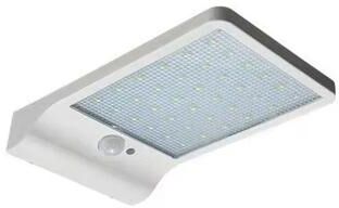 Inspire Select 48 LED Solar Motion Sensor Wall Light 450LM IP65 Waterproof Outdoor Security Light With Remote & Aluminum Mount Pole white Without Pole