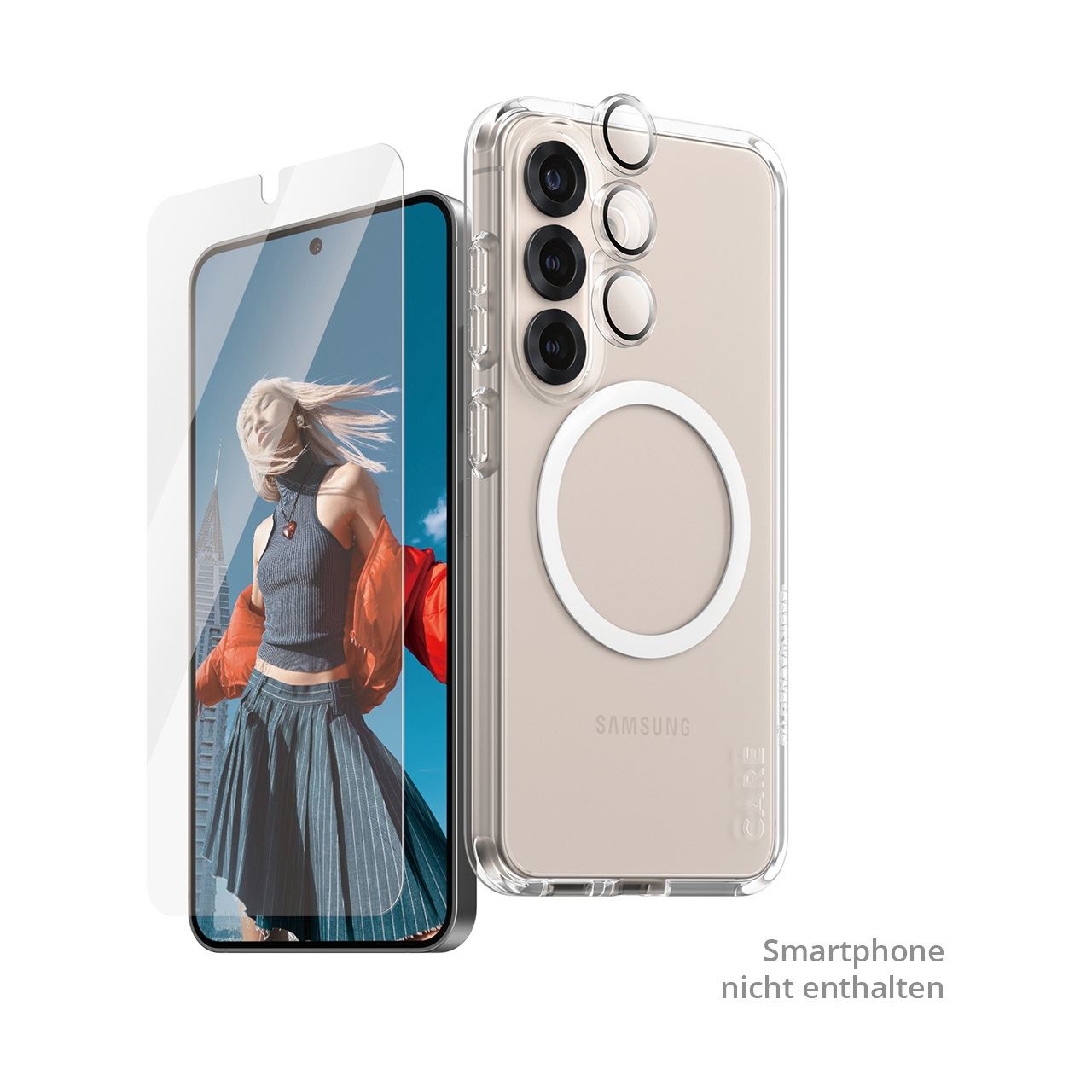 PanzerGlass CARE Flagship 3-in-1 Bundle Samsung Galaxy S25