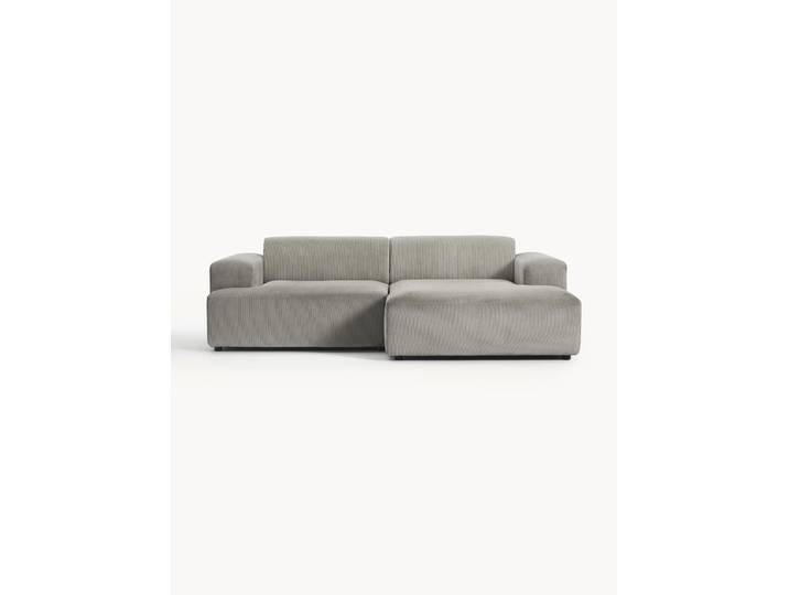 Cord-Ecksofa Melva (3-Sitzer)