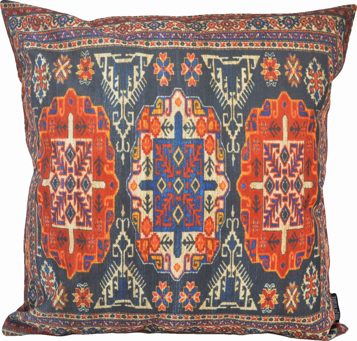 Kussenhoes Persian Print #3 van katoen en linnen, 45 x 45 cm