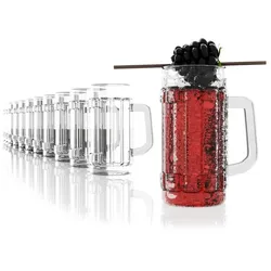 12x Stölzle Oberglas Gambrinus Schnapsglas Mini Bierkrug 40 ml, geeicht