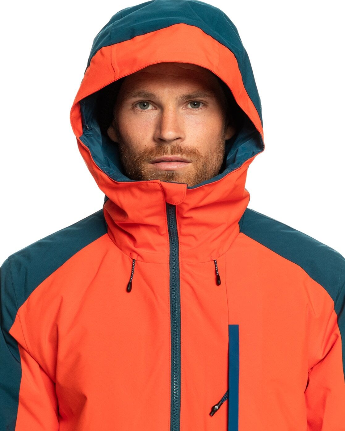 Snowboardjacke QUIKSILVER "Mission", Herren, Gr. XL, rot (grenadine), Obermaterial:100% Polyester., Jacken Snowboardjacke grenadine XL