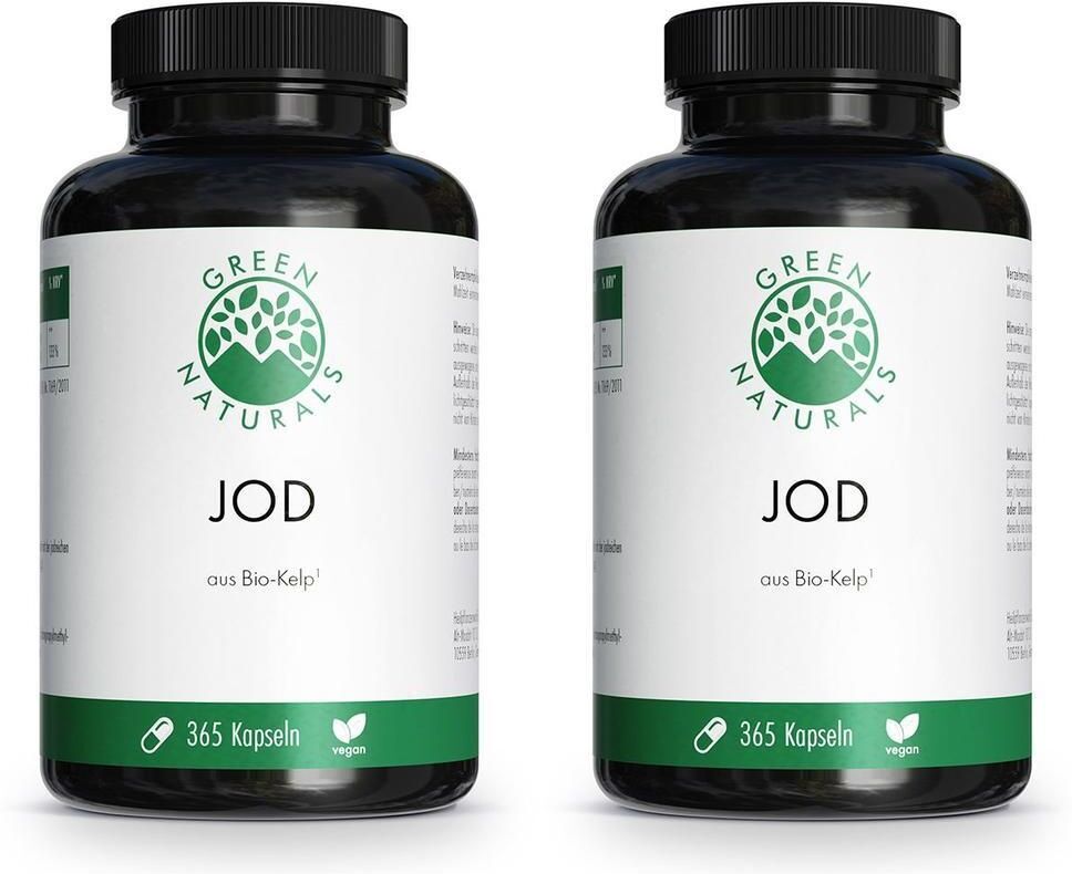 Green Naturals JOD 200 2x 2x365 St Kapseln