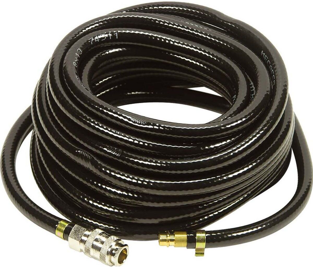 Tubo in PVC Nero Stanley con Attacco Rapido 20m