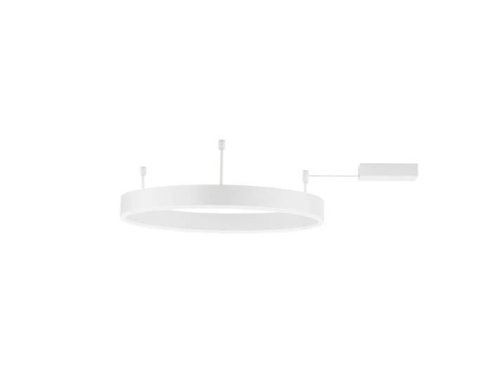 Nova Luce Deckenleuchte Motif - Weiß , 60 Clean, Minimalistisch
