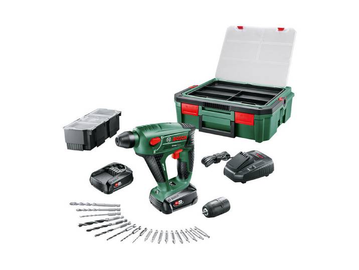 Bosch Akku-Bohrhammer Uneo Maxx mit Systembox 18 V