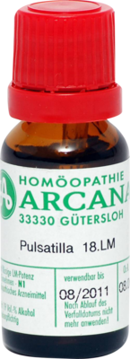 ARCANA Dr. Sewerin GmbH & Co.KG PULSATILLA LM 18 Dilution 10 ml 02603470