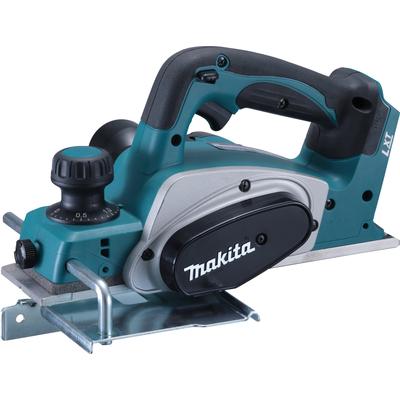 Akku-Elektrohobel MAKITA "DKP180Z", blau (türkis, schwarz), B:15,7cm H:16cm L:27,1cm, Hobelmaschinen, ohne Akku