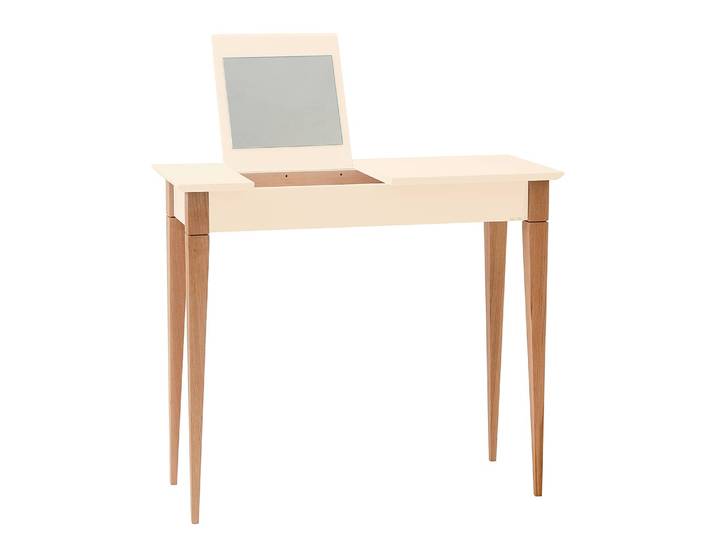 Coiffeuse 85cm Blanc/Crème