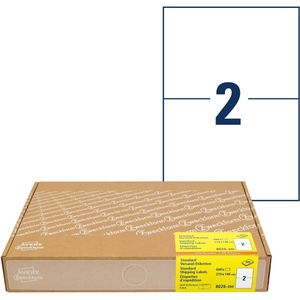 Zweckform Versandetiketten 8026-300, weiß, 210 x 148mm, 300 Blatt, 600 Stück