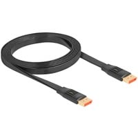 DisplayPort Flachbandkabel 8K 60Hz schwarz, 2 Meter