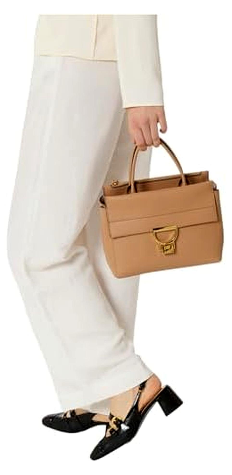 Handtasche Umhängetasche Arlettis aus genarbtem Leder