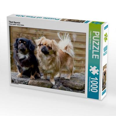 CALVENDO Puzzle Tibet Spaniel | 1000 Teile Lege-Größe 64x48cm Foto-Puzzle für glückliche Stunden