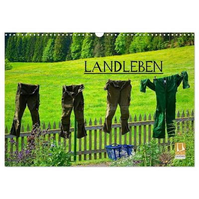 Landleben (Wandkalender 2026 DIN A3 quer), CALVENDO Monatskalender