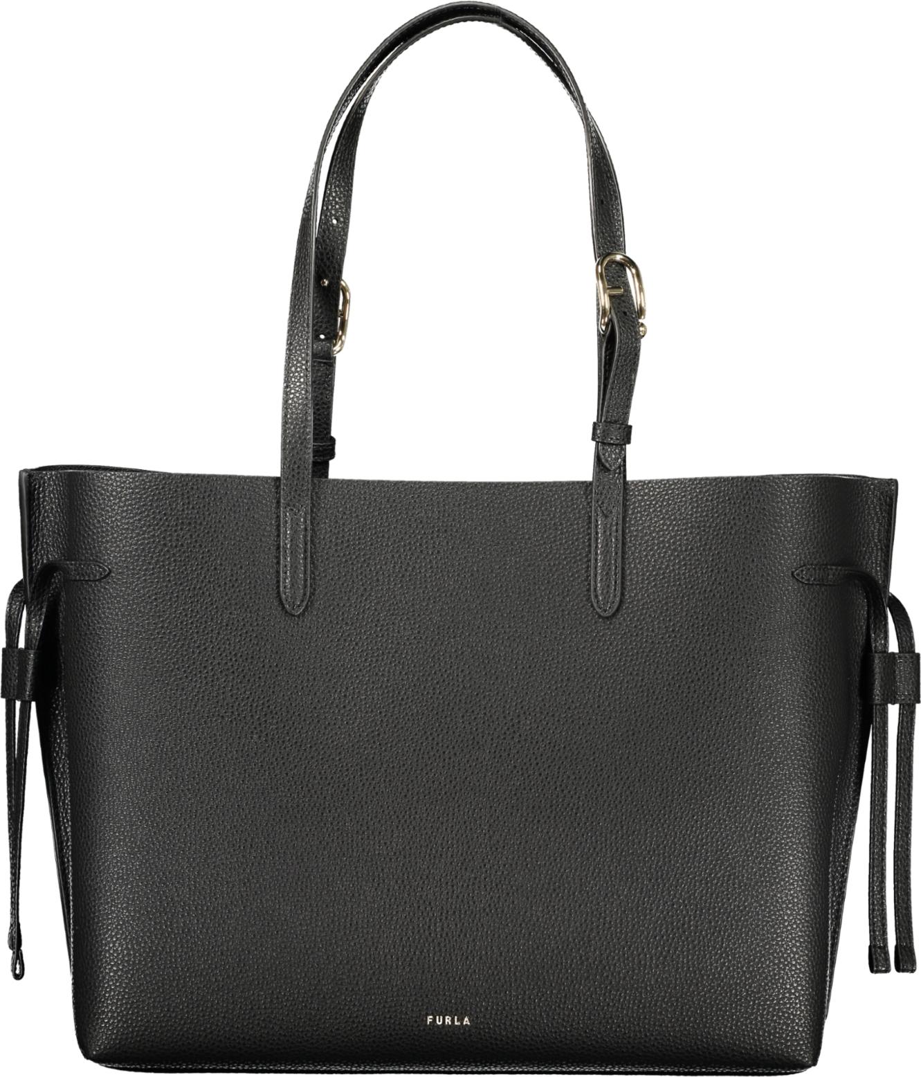 Elegante schwarze Damenhandtasche mit verstellbaren Schulterriemen
