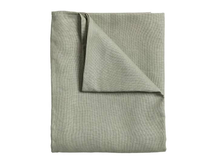 Scandi Living Nappe en lin Clean 145x350 cm Dusty Green