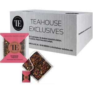 Teahouse-Exclusives Tee Summerfruits TE Luxury Tea Bag Box, Früchtetee, 350 g, 100 Beutel