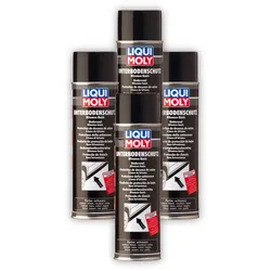 4x Unterbodenschutz LIQUI MOLY 6111 Bitumen Unterboden Schutz schwarz 500ml