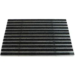 Emco Eingangsmatte DIPLOMAT 12mm   80x50cm   Rips Anthrazit