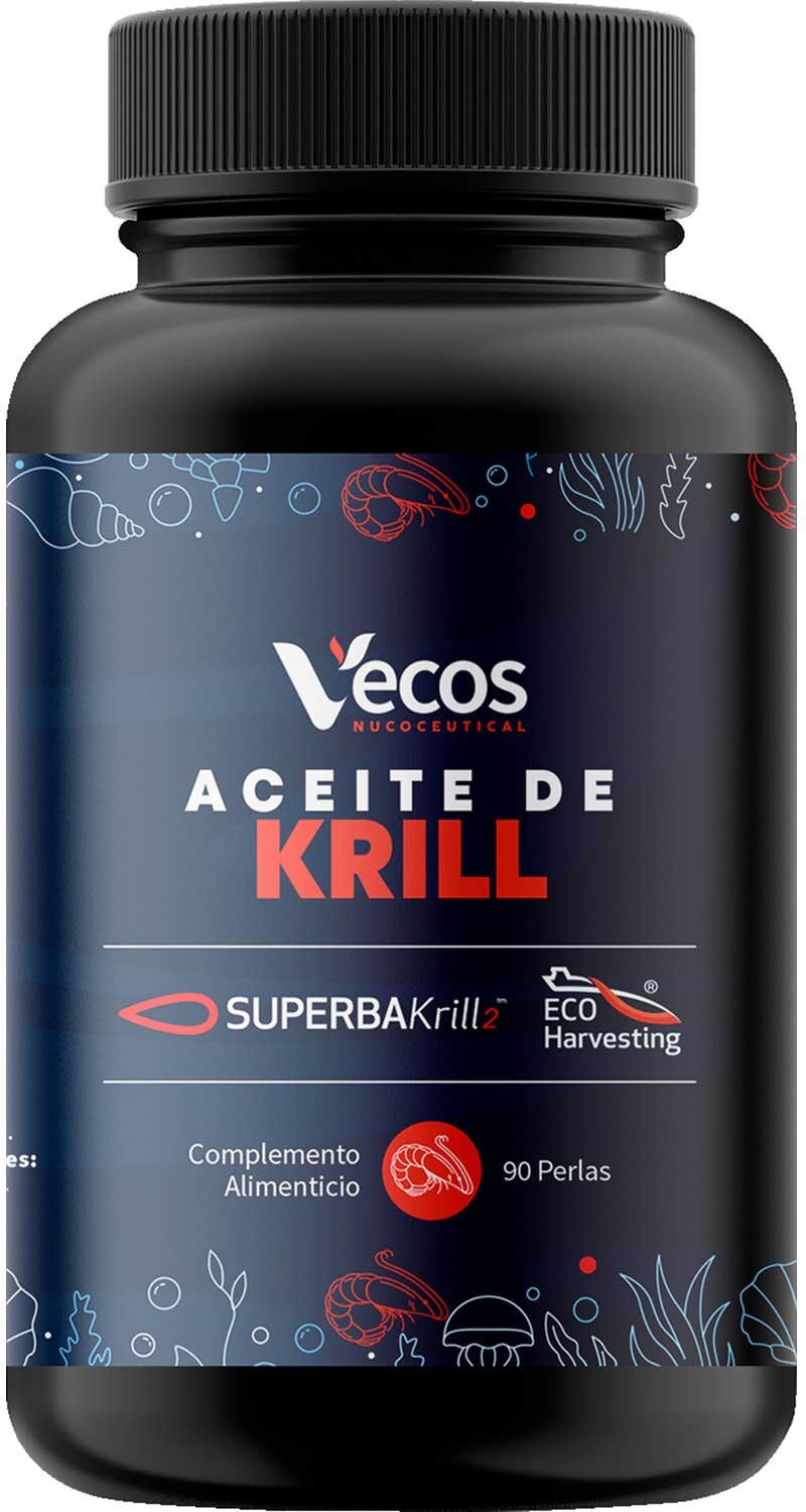 Vecos Nucoceutical Aceite de Krill 90 Perlas