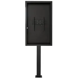 KIMEX - Vitrinenständer zum Anschrauben, mit Hochformatkasten 55'' - Vesa 400x400 max