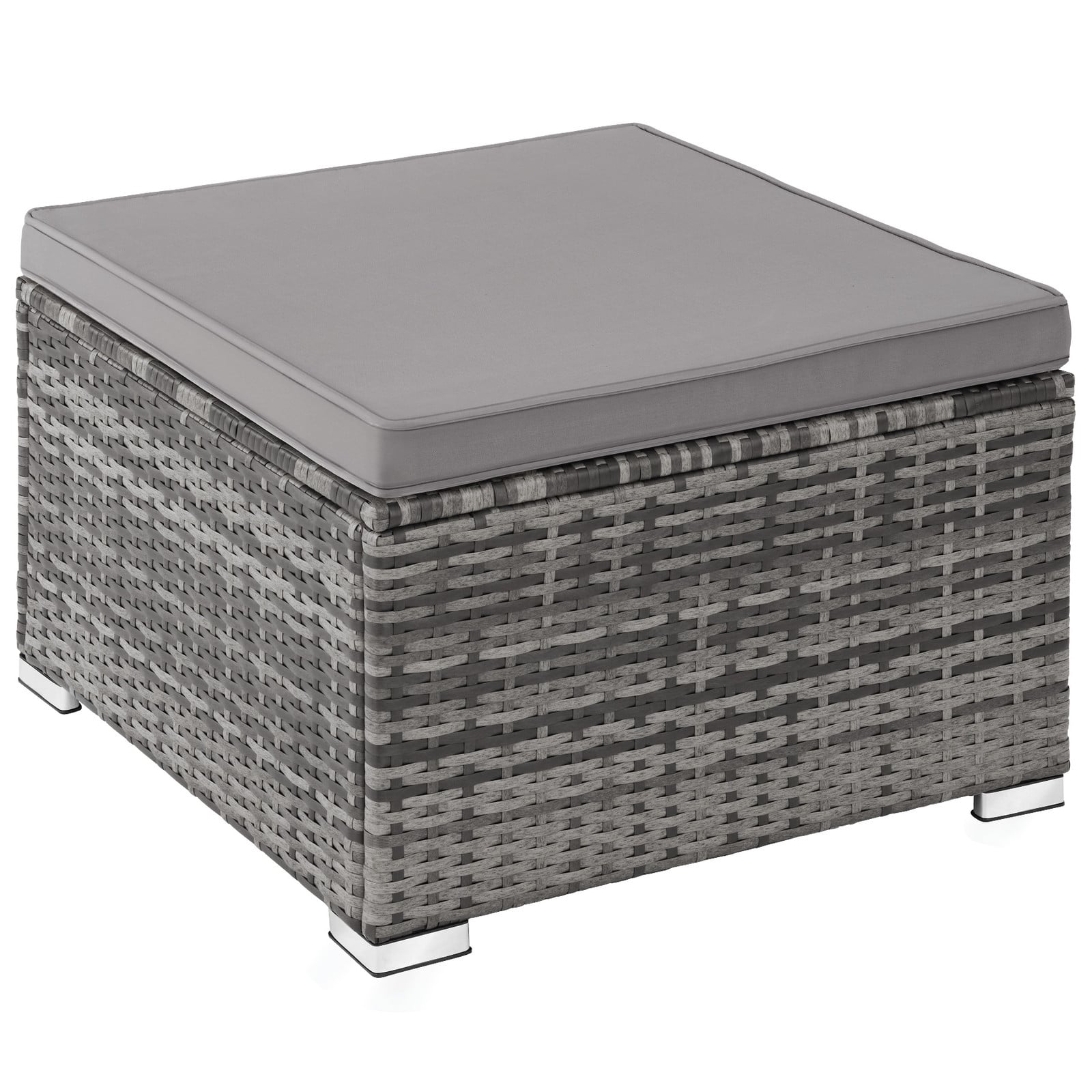 TecTake Wicker lounge Lignano grijs