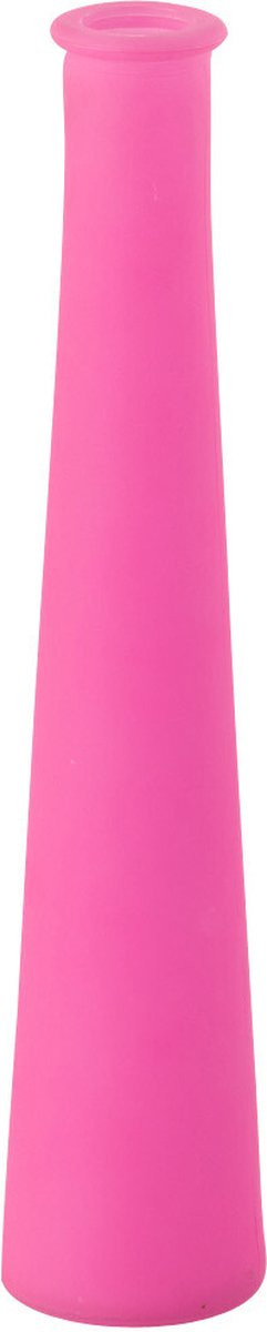 J-Line vaas Tube - Glas - Roze - Hoogte: 31,5 cm