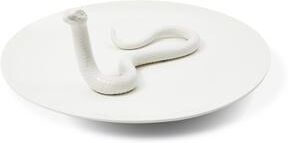 BIDKhome Plate Snake White