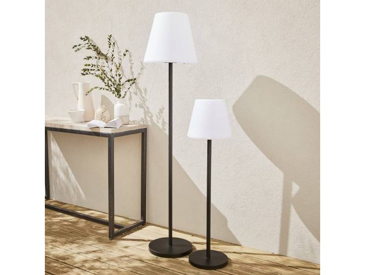 Lampadaire extérieur led charge hybride avec lampe multicolore H150cm